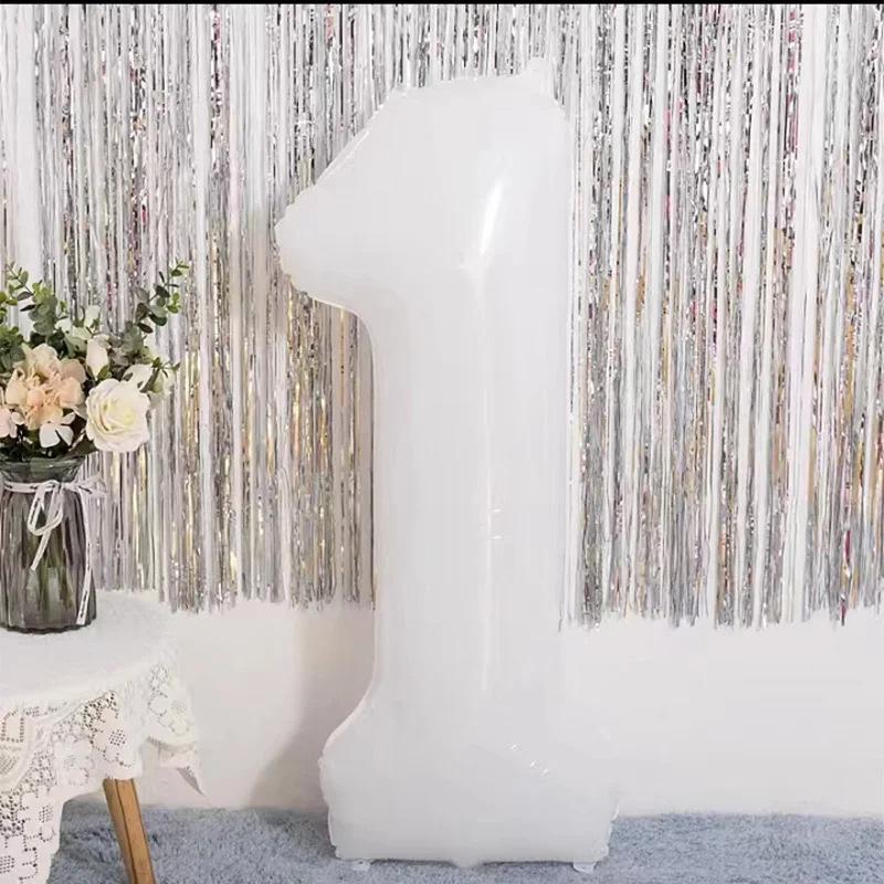 32-Inch Gradient Color Aluminum Foil Number Balloons - US Version