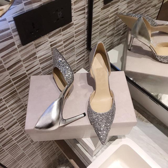 

Роскошные дизайнерские блестящие женские туфли-лодочки с кристаллами и бантом, атласные летние женские туфли, кожаные туфли на высоком каблуке, вечерние туфли для выпускного вечера 39