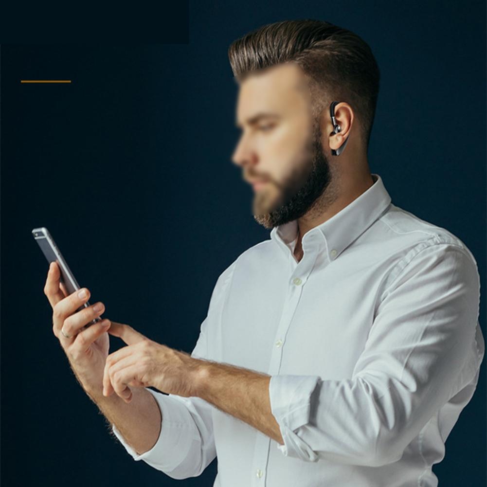 Słuchawki Bluetooth 5.0 na jedno ucho, lewe i prawe ucho, słuchawki sportowe, biznesowe, słuchawki do gry w szachy, stereo