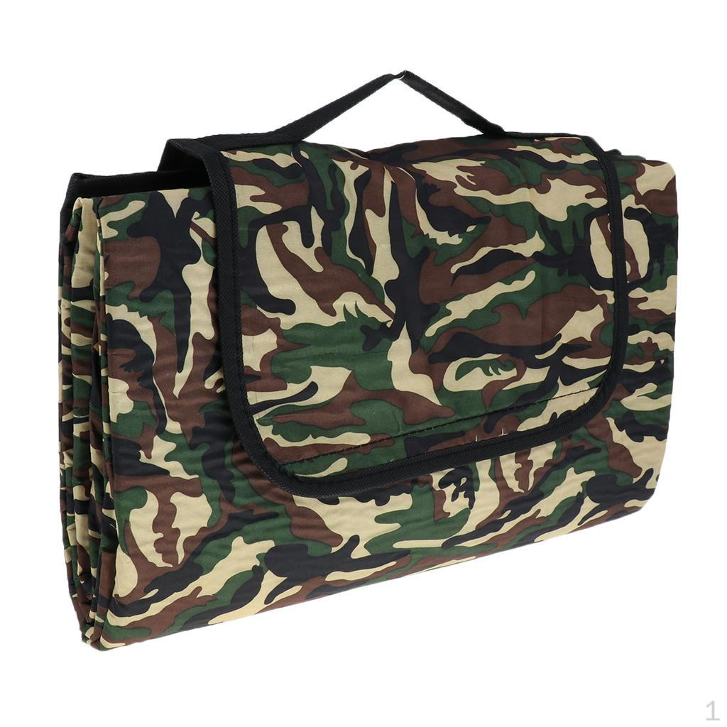 

Large Picnic Blanket Outdoor Water-Resistant Handy Camping Mat Tote Great for the Beach, Park,