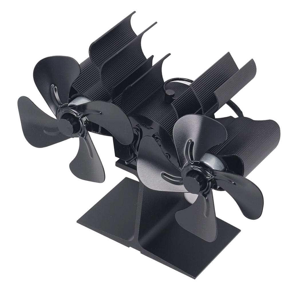 Wood Stove Fan Heat Powered 8 Blades Stove Fan Self Starting Wood Burning Stove Fireplace Fan