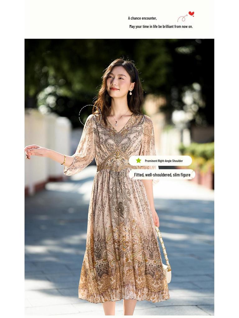 Silk Dress Model 80169-460-759