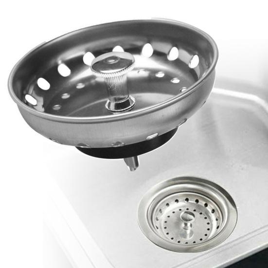Household Kitchen Bathroom Laundry Lavatory Sink Stopper Filter Plug Strainer