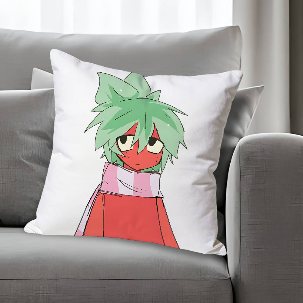 

DDandys WWorlds Sprout Anime Celebrity Merchandise AllMatch Printed Pillow Case Sofa Car Office Room Decoration Protector 30x30 cm