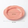 Ins Cream Style Breakfast Plate: High-Quality Round Vegetable & Dinner Plate, Imitation Porcelain, Perfect for Home and Restaurant Use