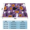 Pink Cute Ghosts Flannel Blankets Halloween Funny Throw Blankets for Home Hotel Sofa 150*125cm Rug Piece