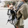 Hundetransporttasche Haustier Schulter Reise Rucksack Hund Ausflugstaschen Belüftung Atmungsaktiv Waschbar Outdoor Fahrrad Wandern Rucksacktasche