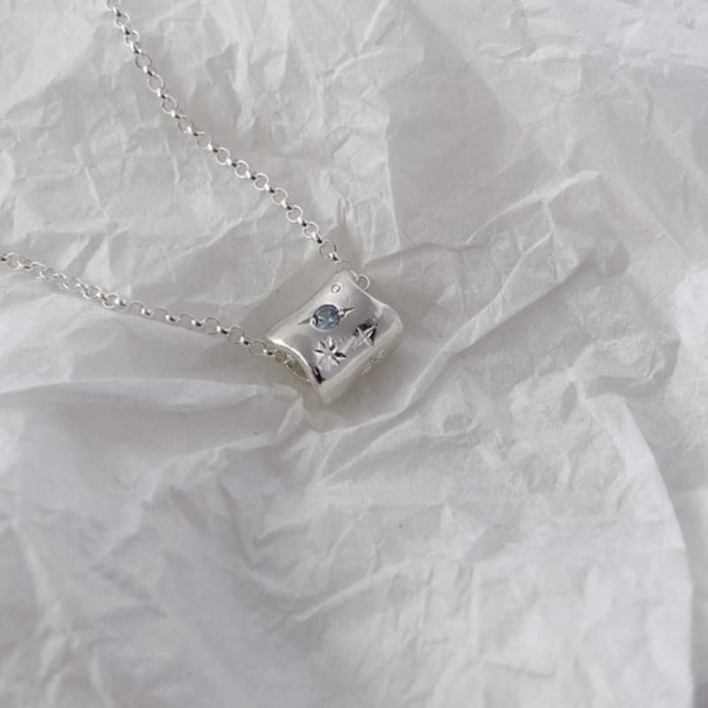 

oflune Milky way necklace_(Basic chain) October Tourmaline