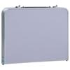VidaXL Table pliable de camping Blanc Aluminium 60x40 cm