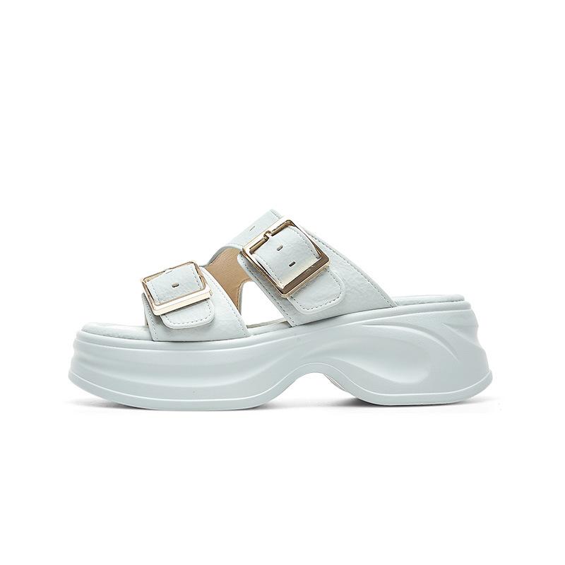 Augustine platform slippers women's summer sandals women's 2025 new beautiful skirt beach cool slippers