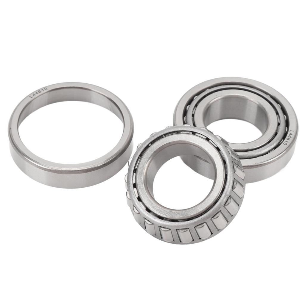 4 Pcs Trailer Wheel Hub Bearings Kit Steel Alloy L44643 Inner Outer Bearings with Outer Ring Grease Seal for 1in 2000‑2200 Lbs Trailer Axle