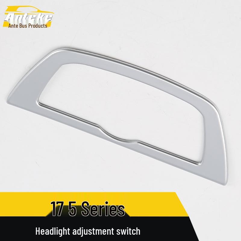 17 5 Series Headlight Adjustment Switch Electroplated Control Ring Trim