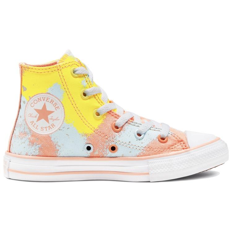 Converse Chuck Taylor All Star 'Blue Pink Yellow' Kids' 667575F