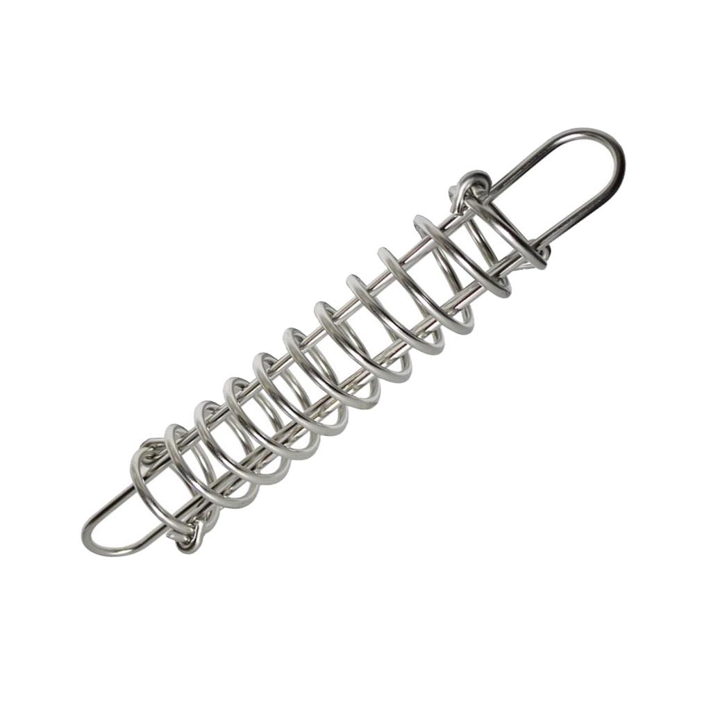 2x Stainless Yacht Shock Absorbers Mooring Springs Made of Steel