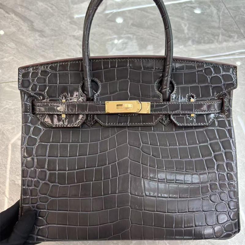 Bolsa com padrão de crocodilo nova moda e versátil bolsa de mão e transversal bolsa feminina de couro