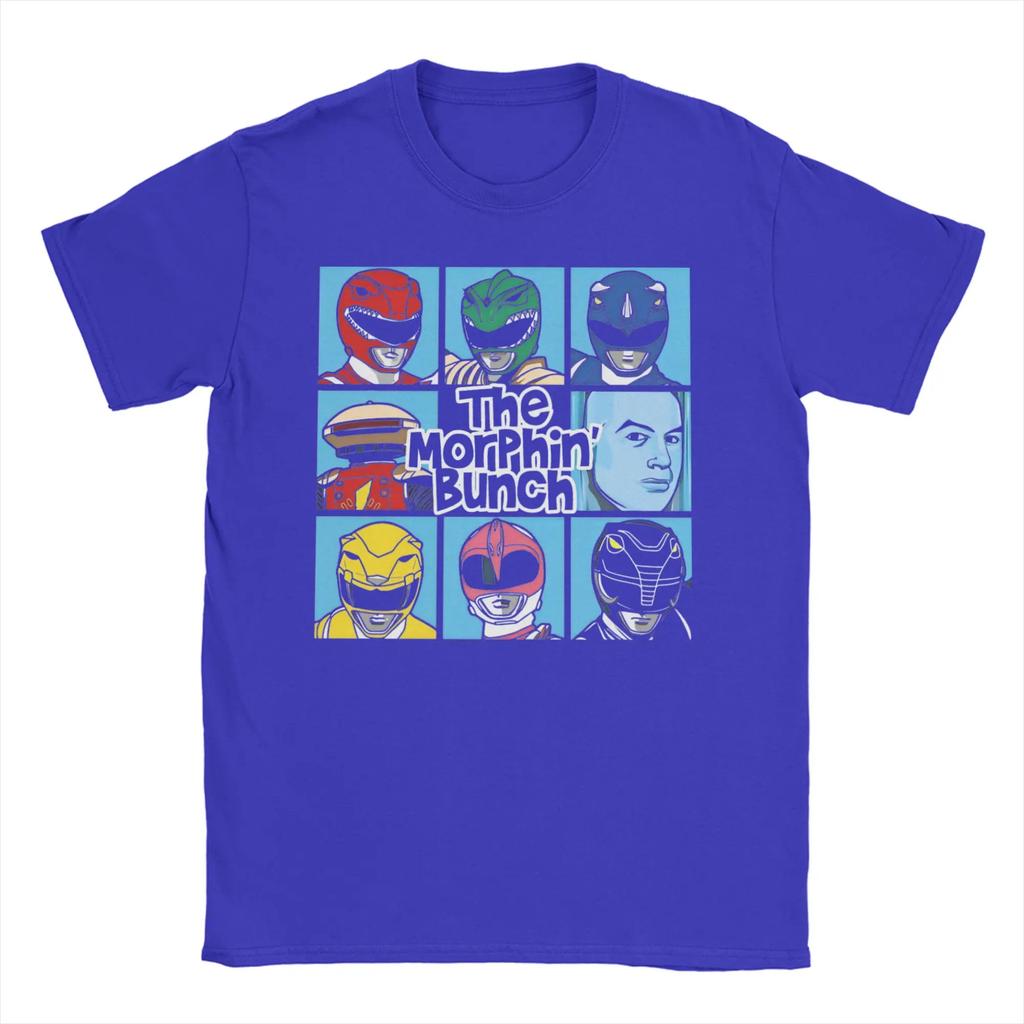 Unisex Unisex Red Power Rangers Sumi E T Shirts Cotton Clothes Novelty Short Sleeve Crewneck Tee Shirt Summer Tshirt
