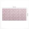 Decorative Mat with Pattern for Desk Geometric Floral Pattern 120X60 Cm
