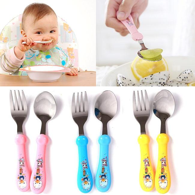 3pcs peque/ños ni/ños peque/ños Utensilios de pl/ástico para beb/és de cucharas Alimentaci/ón Infantil Herramienta Sensible al Calor de los ni/ños Vajilla