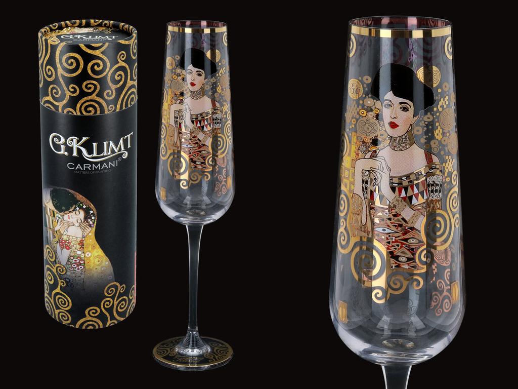 Kieliszek Do Szampana Gustav Klimt Adele Szklany Kieliszek Prezent