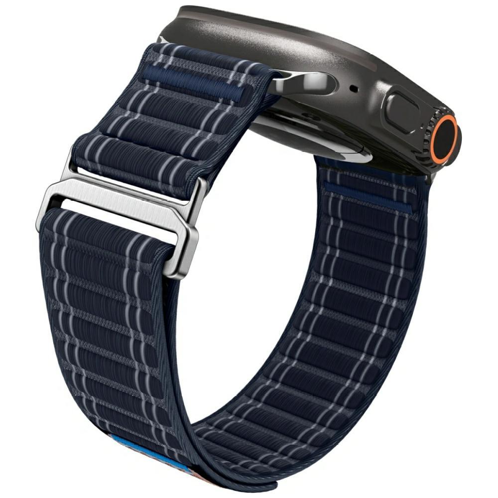 Pasek Spigen WBF0 do Apple Watch         8/9/10/11/SE/Ultra (44/45/46/49mm) granatowy