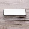 Plated Pickup Protective Cover for Electric Guitar Minimizes Fixed and Disturbance 54mm Wide Smooth Silver Pickup Cover