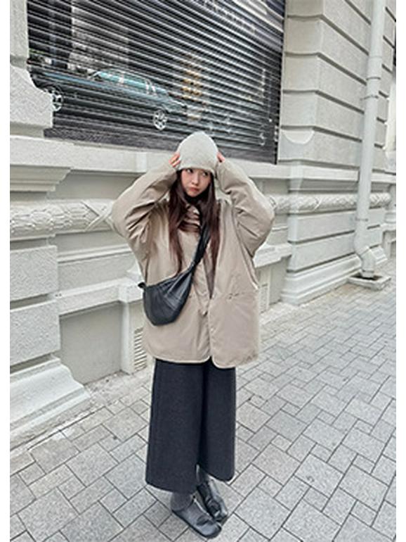Yaya Shop Saia Maxi Camurça Estilo Wabi-Sabi Retro Estudante de Arte