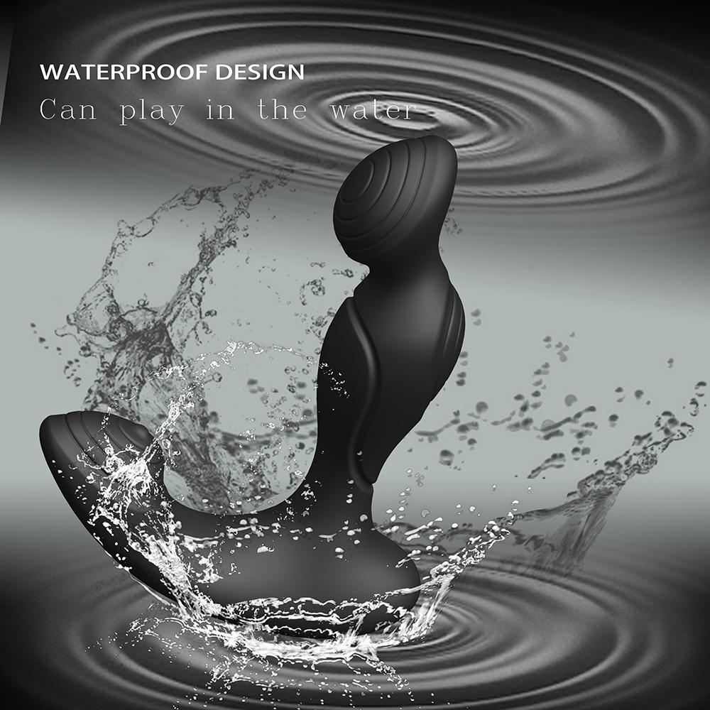 Wireless Control Anal Plug Vibrator Male Prostate Massager Ring Delay Ejaculation Butt Plug Vibrator Sex Toy For Men Masturbator