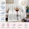 Coffee Cocktail Vibe Flannel Blanket Warm Soft Halloween Christmas Couch Warm Cozy Decorative Decor Gift For All Season