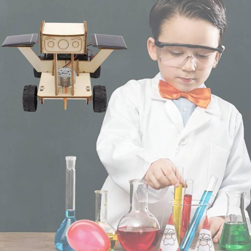 Educational Diy Solar Lunar Vehicle Science Model Kit For 7-14 Year Olds