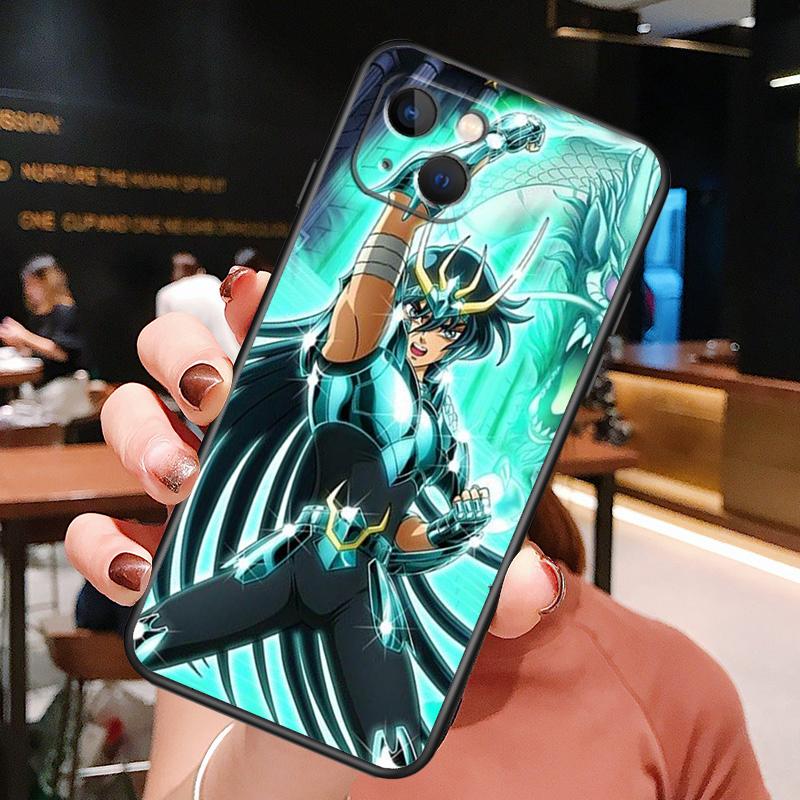 Saint Seiya Shiryu Telefoonhoesje Voor iPhone 16 Pro Max 15 14 13 11 12 Pro Max Plus 12 13 Mini XR 16e Funda Cover