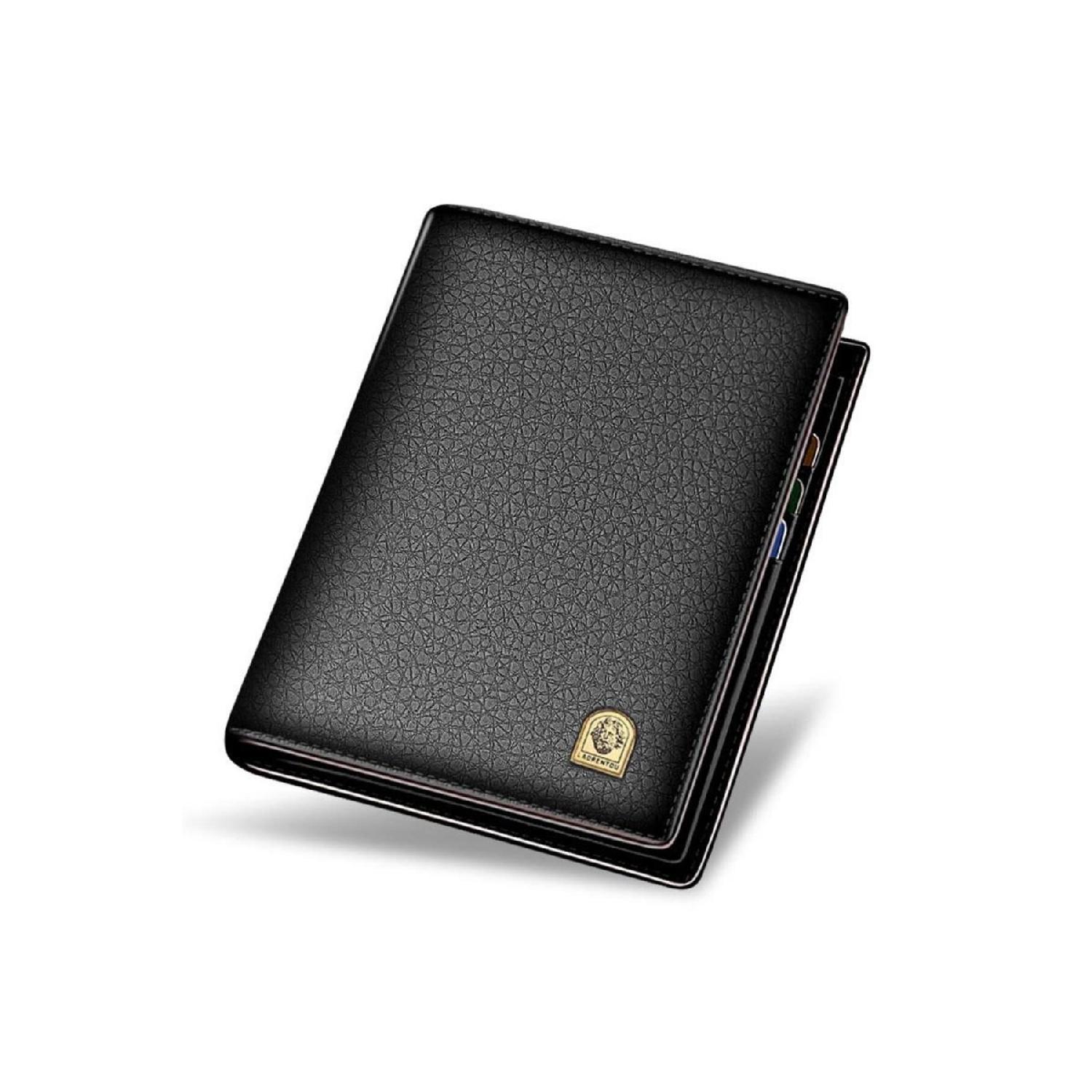 

Мужской кошелек Firenze 347 из натуральной кожи итальянского производства - Мужская визитница чёрный