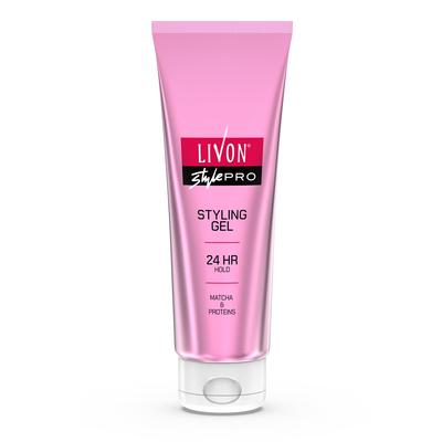 Style Pro Hårstylinggel 100 ml for menn og kvinner 24-timers hold Frizz-fritt glansfullt hår