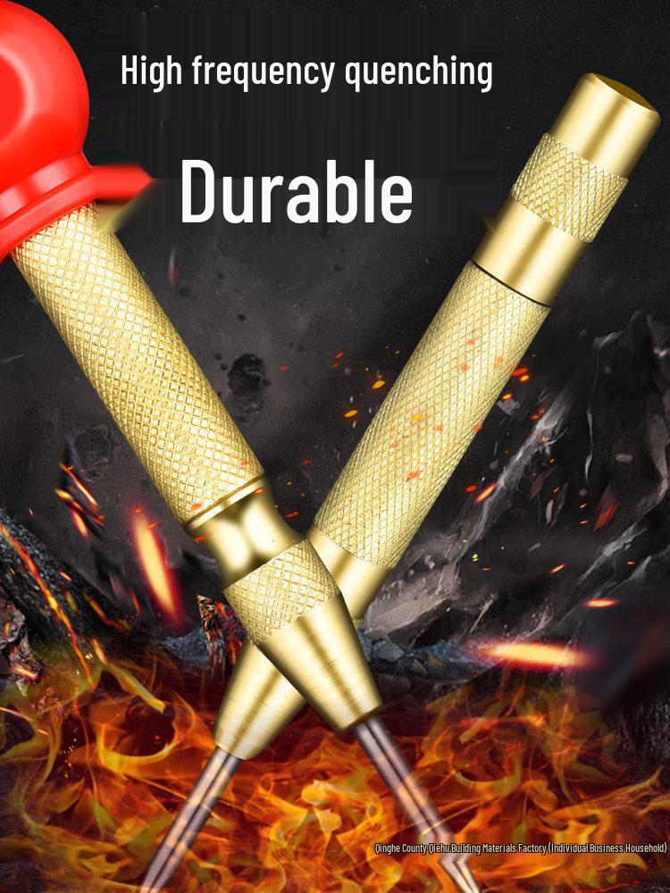 High Hardness Automatic Center Punch Awl Drill Bit Hole Locator
