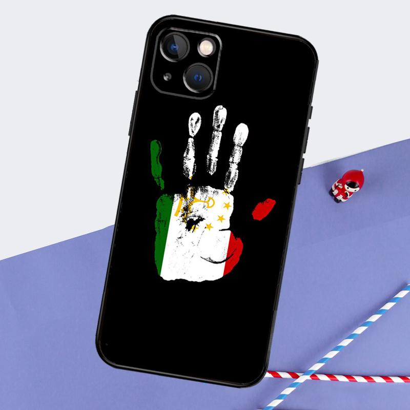 Tajikistan Flag Phone Case For iPhone 16 Pro 15 Pro 11 12 13 14 Pro Max Mini XR 16e 15 16 Plus Cover Shell