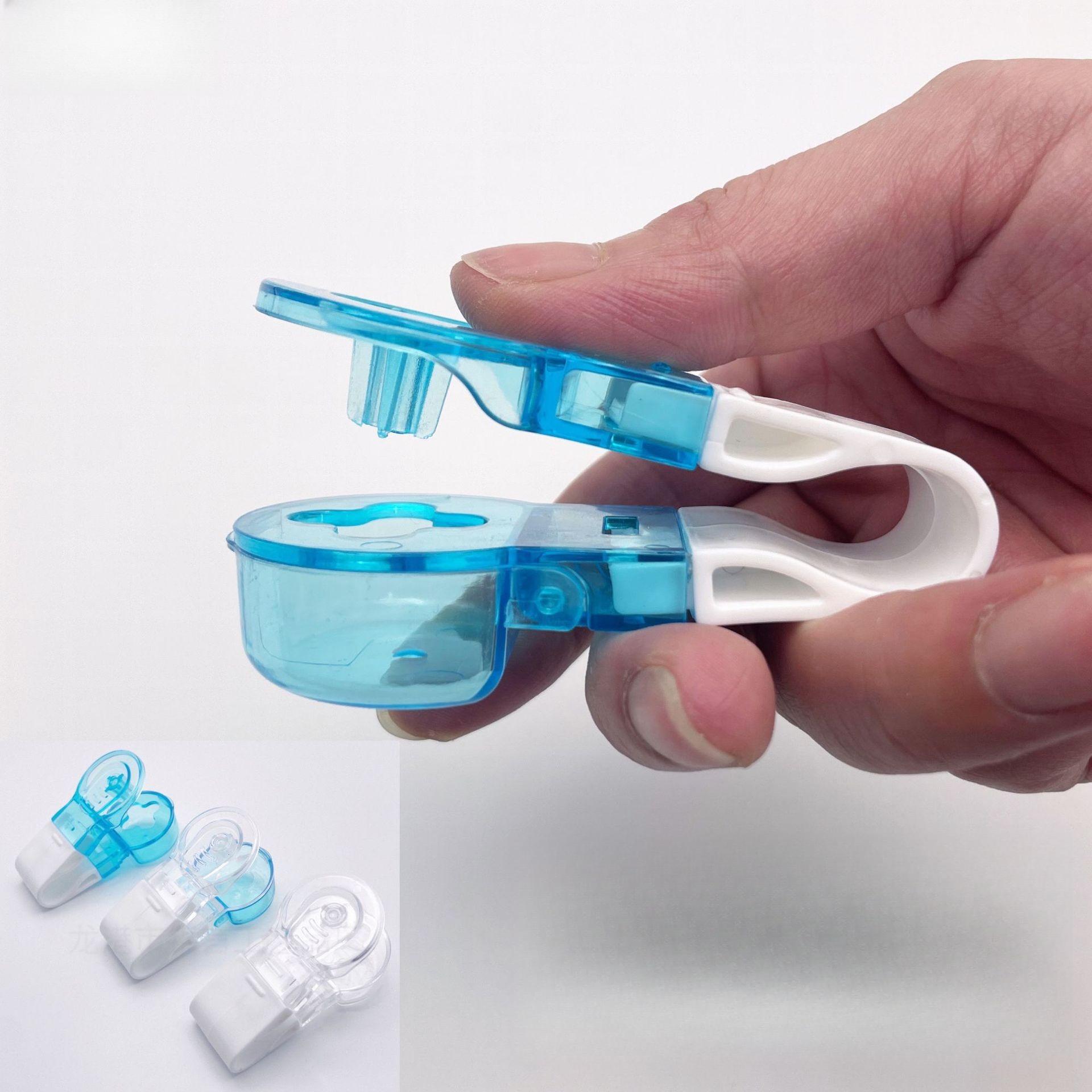 2 шт. Портативный таблеткоприемник, Инструмент для дозирования лекарств одной рукой, Удобный для пожилых захват для таблеток с ручкой для легкого захвата 2pcs