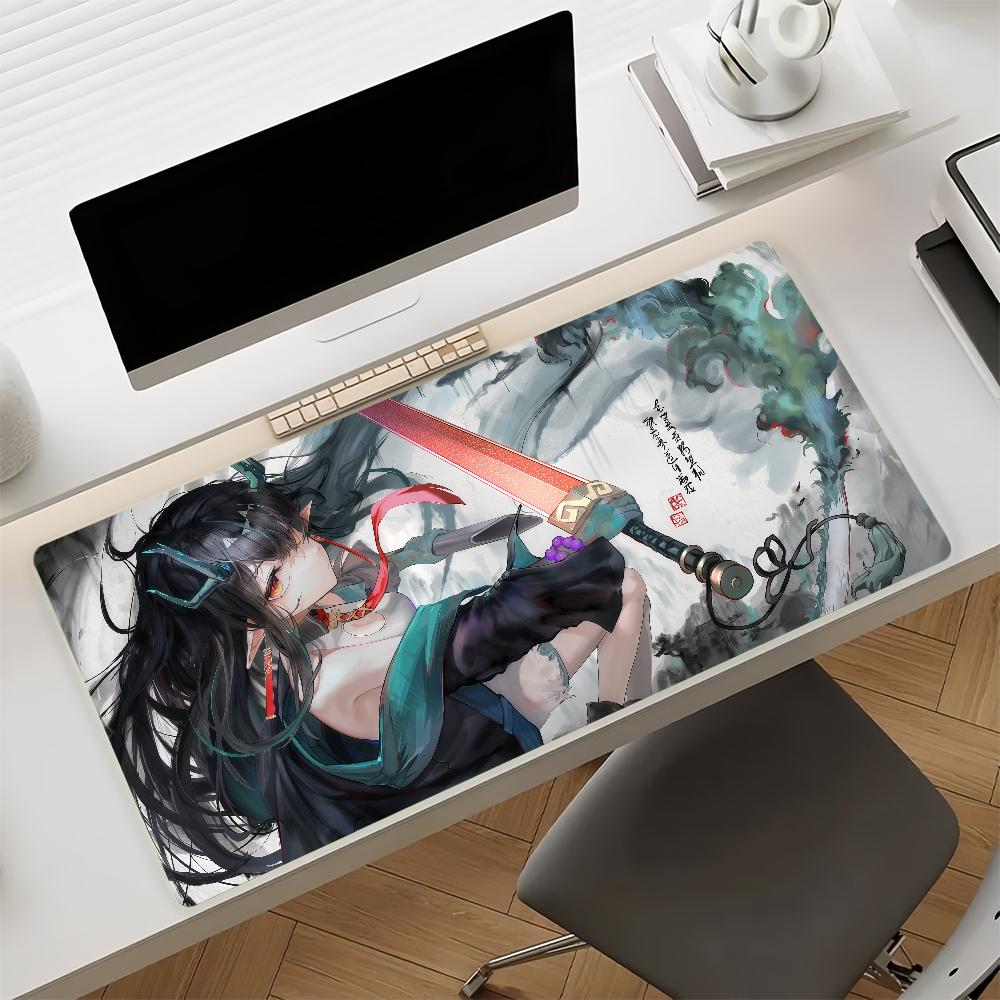 Game Dusk Arknights Mouse Pad Nonslip Rubber Gamer Balance Computer Mat Decoracion Deskmat Laptop Office Large