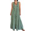 Dress For Women Long Boho Beach Dress Elegant Maxi Dress V,Neck Sleeveless Dress