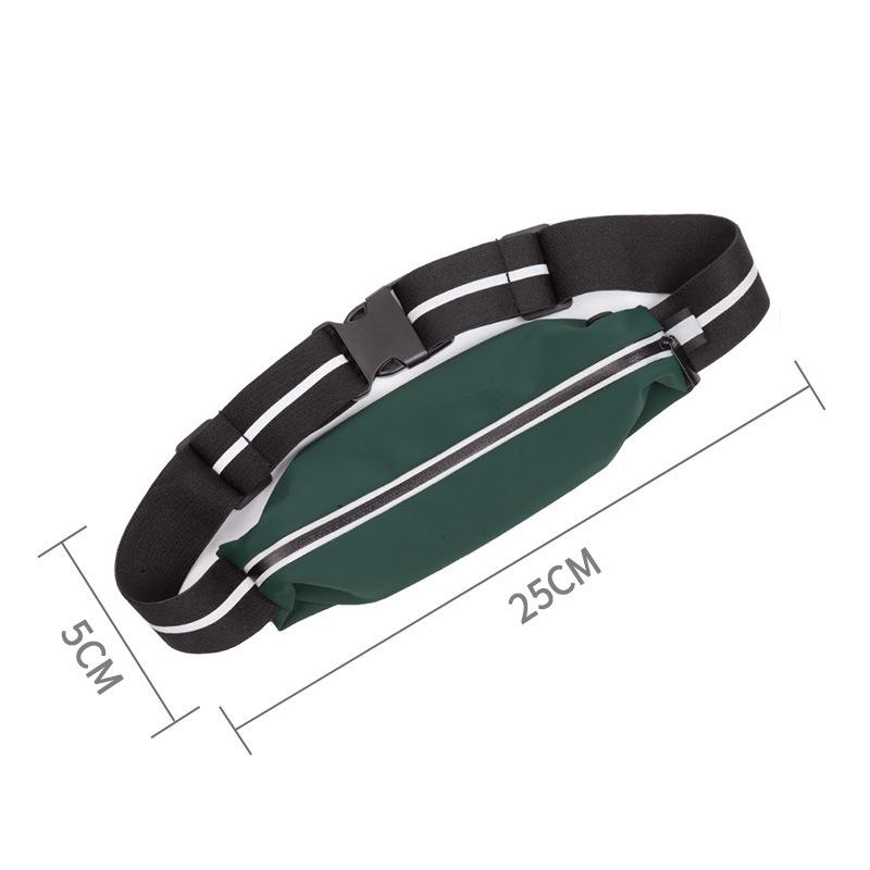 High-End Waterproof Lightweight Running Waist Bag - Elastic, Invisible Design for Fitness and Phone Storage