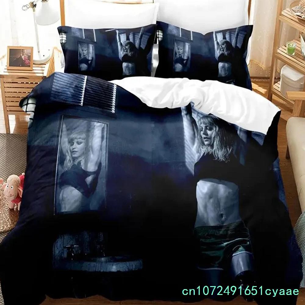 3D Print Sexy Madonna Bedding Set Duvet Cover Bed Set Quilt Cover Pillowcase Comforter King Queen Size Boys Adult Bedding Set