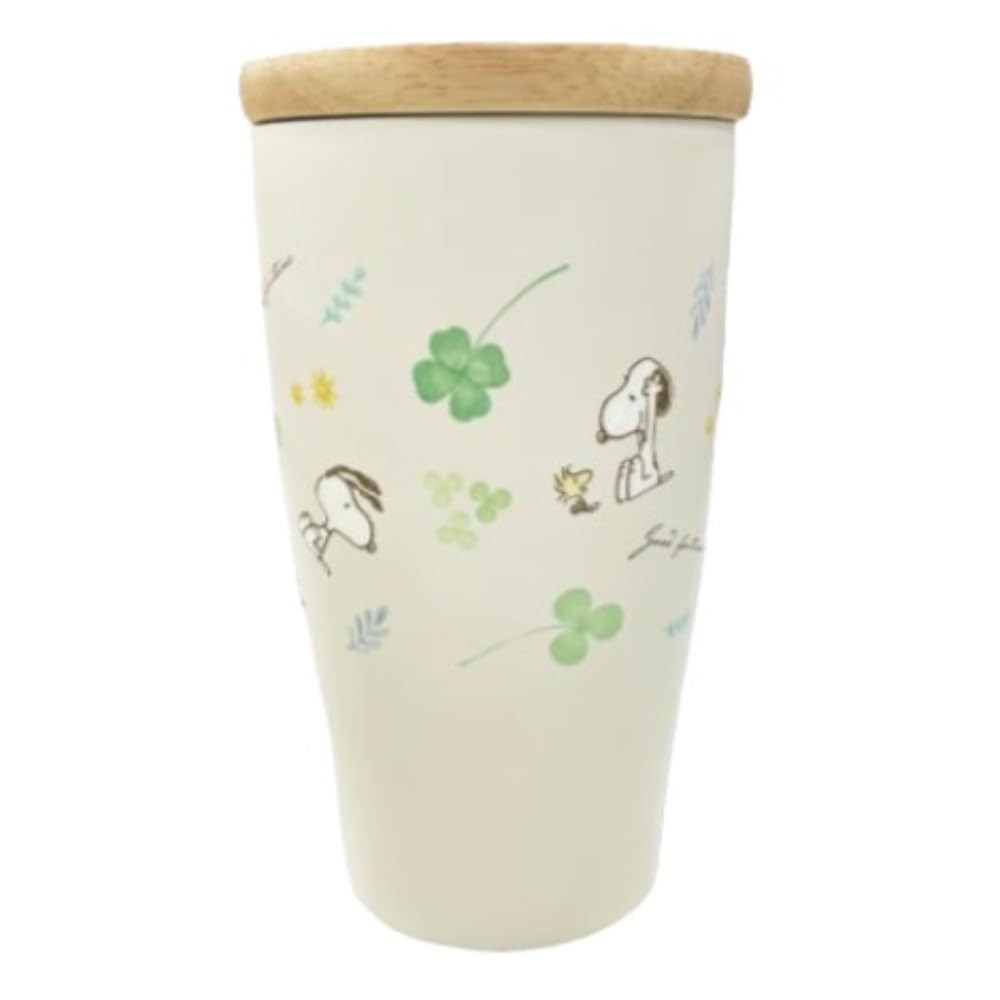 

Marimo Craft Tumbler with Wooden Lid Clover SN 80×H142mm SPIK-244