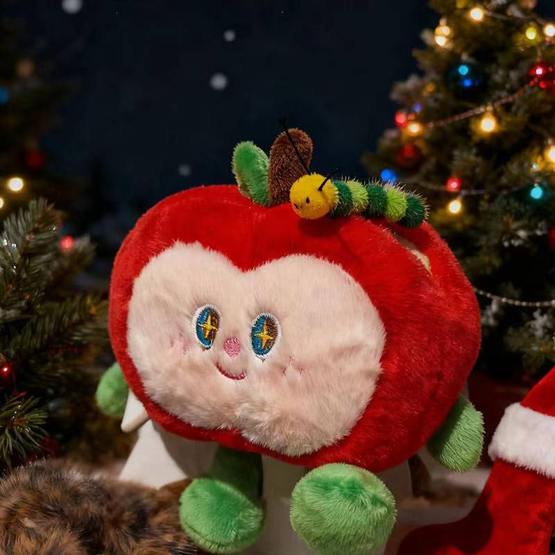 Amazing Apple Kawaii Plush Toy Figure Doll Cartoon Cute Cute Pillow Cushion Home Decoration Kids Birthday Gift Doll