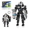 Briques de construction Titan Cameraman (412 Pièces) - Robot Futuriste à Articulations Mobiles, Jouet STEM à Assembler, Cadeau d'Anniversaire et de Noël pour Garçons