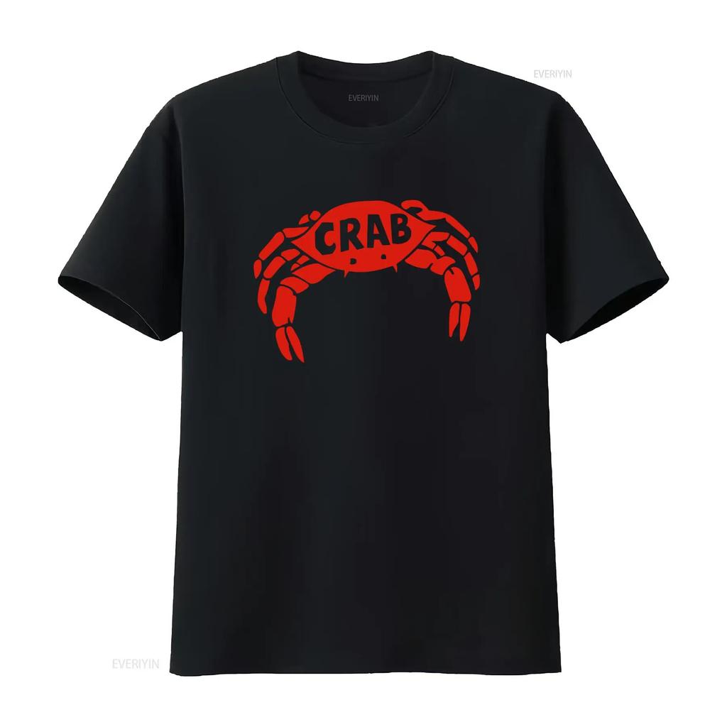 T-shirt Crab Records 529 Giamaica Musica Reggae Ska Trojan Gatto Blu Studio One Nuova Stampa vintage Lavata Leggermente moda Casual