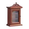 Antique Miniature Wooden Hanging Shelf For Doll House Scene Decoration Easy Assembly Craft Model Project Furniture