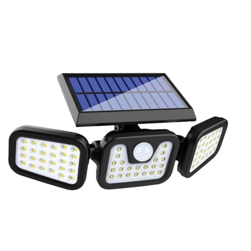Three-Sided Solar Waterproof Outdoor Street & Courtyard Light