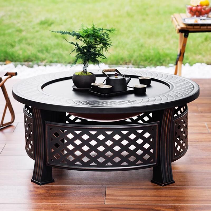 Multi-functional Indoor/Outdoor Charcoal Brazier Table