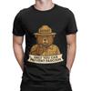 Smokey The bBear You Can Prevent Fascism Graphic 100 Cotton TShirt Smokey bBear Tops Tees For Unisex