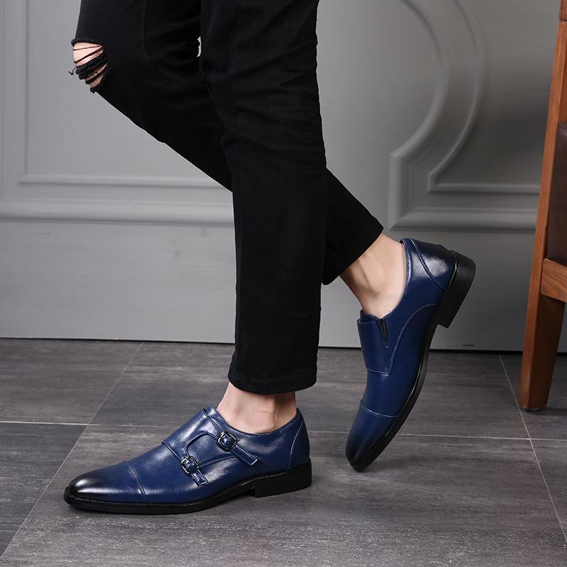 Modne Nowe Męskie Mokasyny Slip-On z Frędzlami Skóra Naturalna Casualowe Buty Biznesowe Formalne Monki Oksfordy dla Mężczyzn Modne Wygodne Obuwie