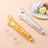 Multipurpose Ice Tongs 304 Stainless Steel Ice Cube Clip Thickened Non-slip Square Sugar Clamp Kitchen Bar Utensils