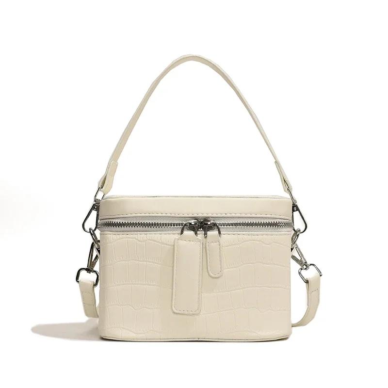 

Женские сумки с верхней ручкой и прочной молнией, классические повседневные сумки, сумки-коробки через плечо